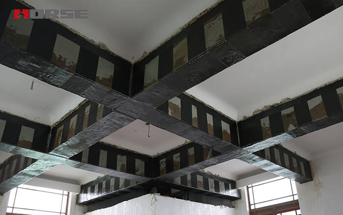 Reinforced beams using unidirectional CFRP fabric Reinforced beams using unidirectional CFRP fabric
