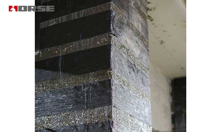 penguatan kolom dengan bungkus karbon