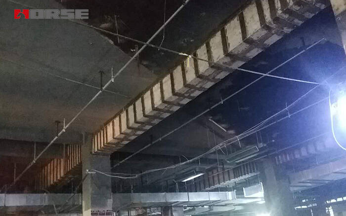 penguatan balok, pelat baja epoksi terikat