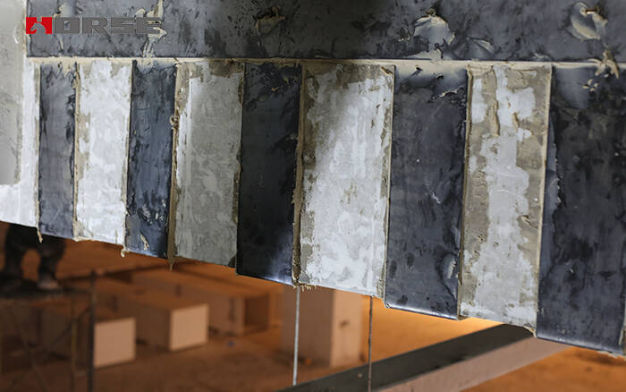 Perbaikan Beton retak dengan pelat baja