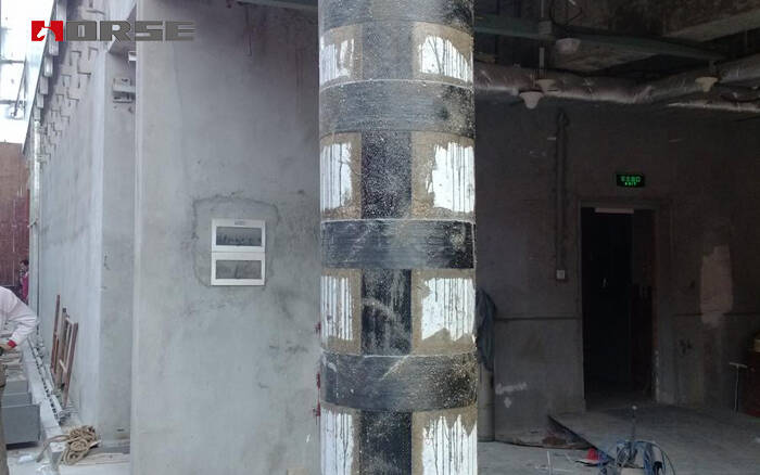 retrofitting kolom dengan serat reinfroshed polymer (FRP) bahan