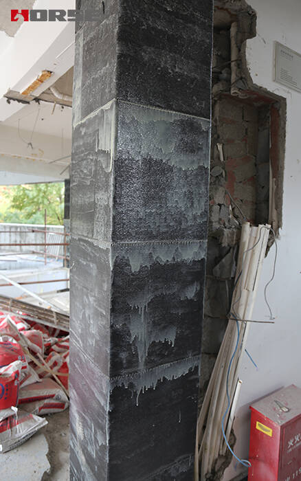 concrete columns confined with carbon fiber fabric concrete columns confined with carbon fiber fabric