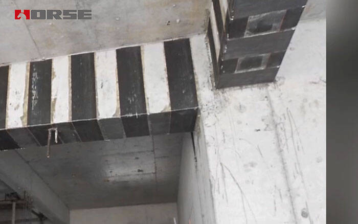 Kain serat karbon untuk retakan struktural