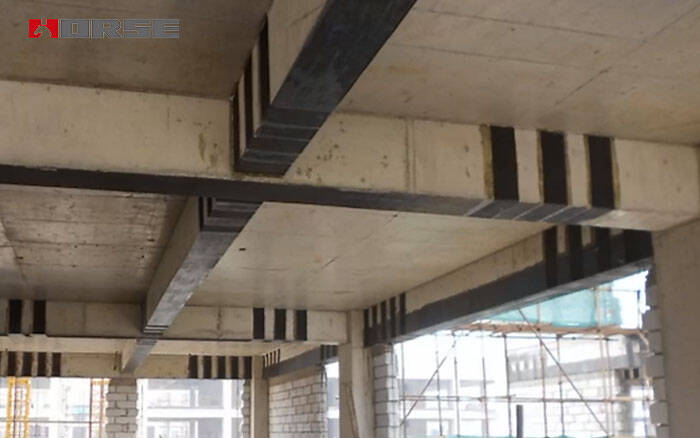 Kain serat karbon untuk retakan struktural