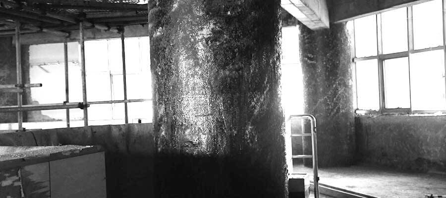 CFRP reinforced column CFRP reinforced column