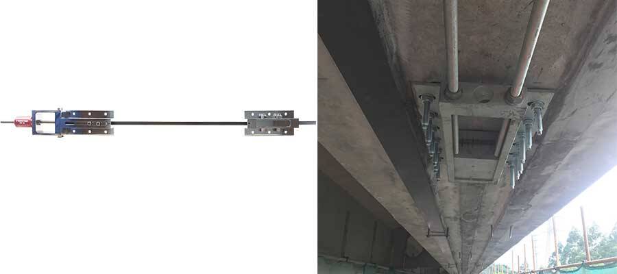Prestressed carbon fiber plate strengthening bridge Prestressed carbon fiber plate strengthening bridge