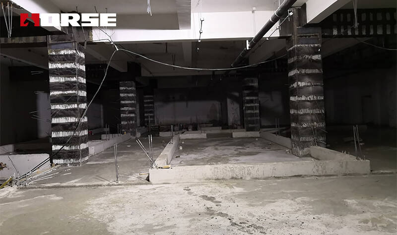 carbon wrap for the column carbon wrap for the column