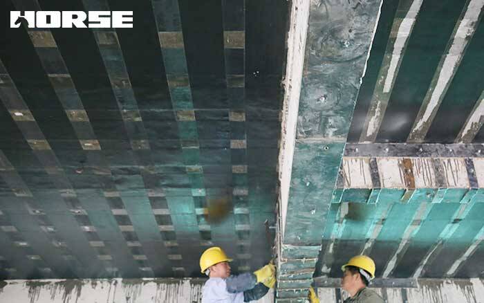Sticky steel reinforcement construction Sticky steel reinforcement construction