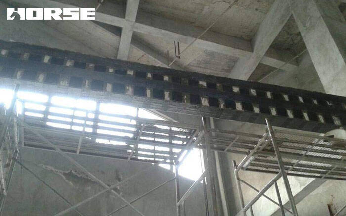 Carbon fiber structural reinforcement for seismic retrofit Carbon fiber structural reinforcement for seismic retrofit