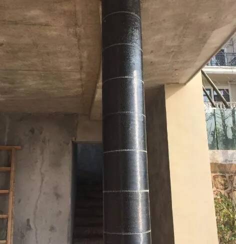 carbon fiber wrapping concrete column carbon fiber wrapping concrete column