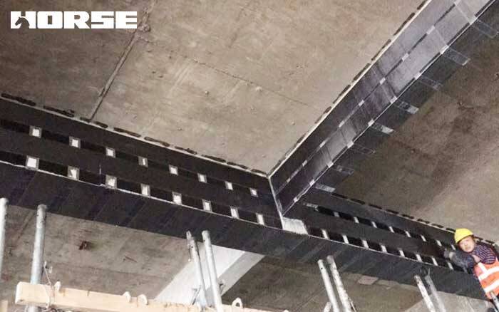 Lembaran Serat Karbon untuk Perbaikan Beton