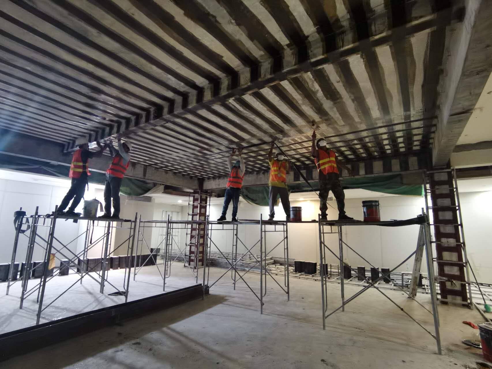 kain serat karbon (CFRP) untuk retrofit