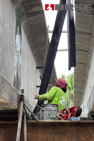 HM-30 CFRP pada Sambungan Balok Jembatan Mati-Maragusan