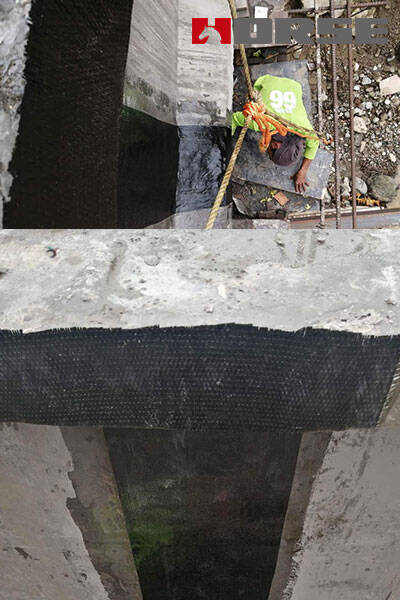 HM-30 CFRP pada Sambungan Balok Jembatan Mati-Maragusan