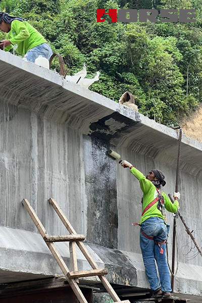 HM-30 CFRP pada Sambungan Balok Jembatan Mati-Maragusan