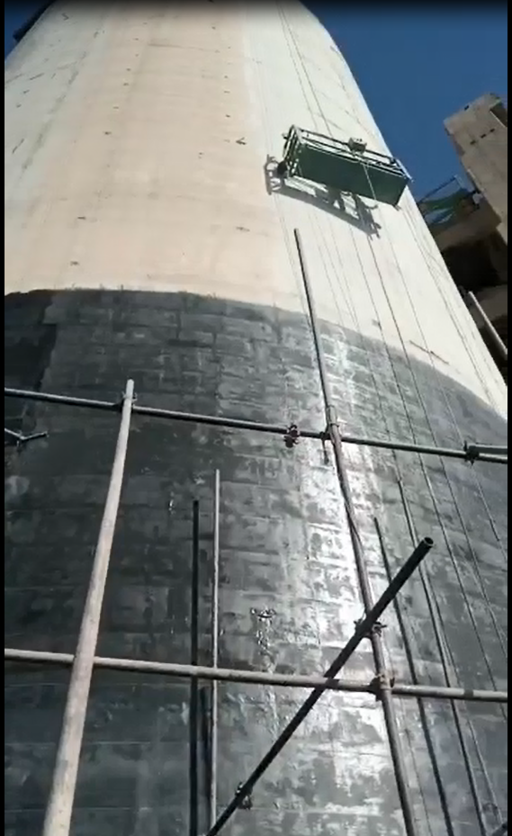 Penguatan Serat Karbon pada Menara Beton
