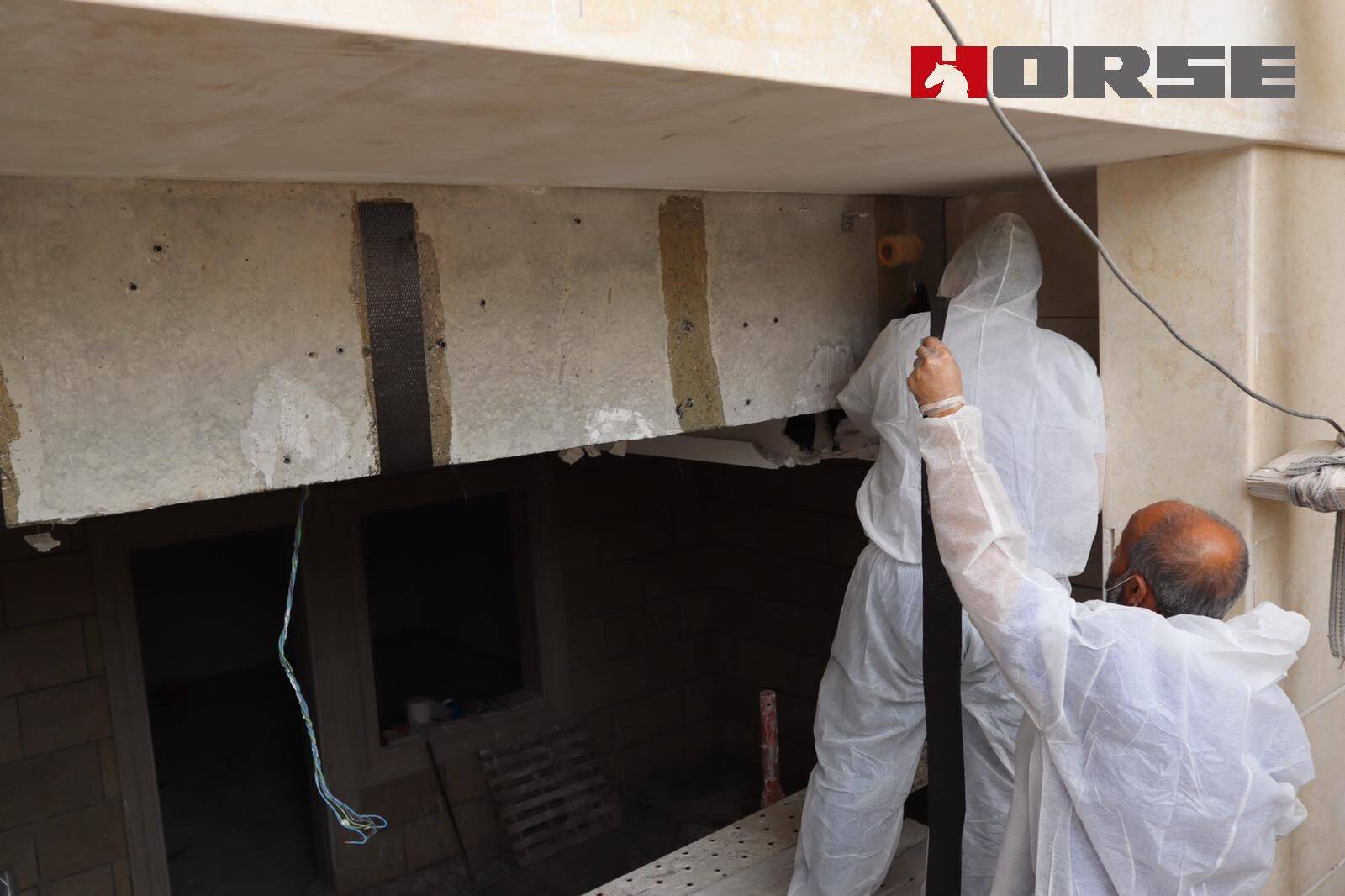 Perkuatan dan Penguatan Balok dengan Serat Karbon HM-60