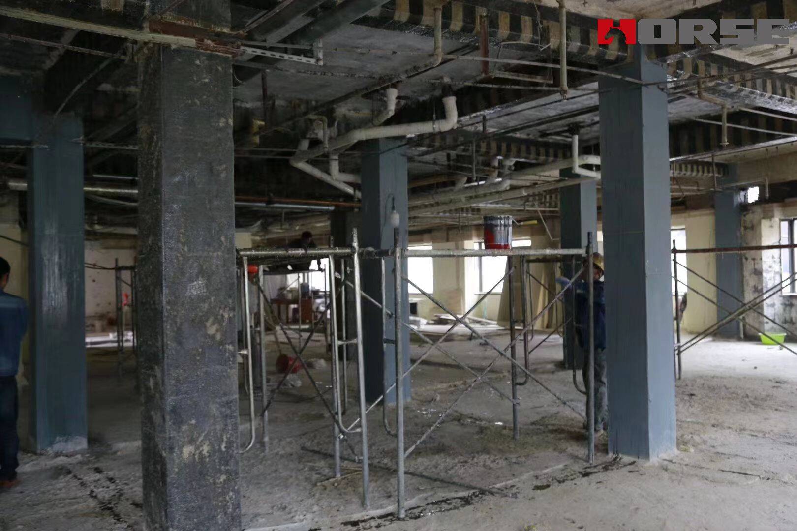 Penguatan dan Renovasi Hotel Wugong dengan Serat Karbon