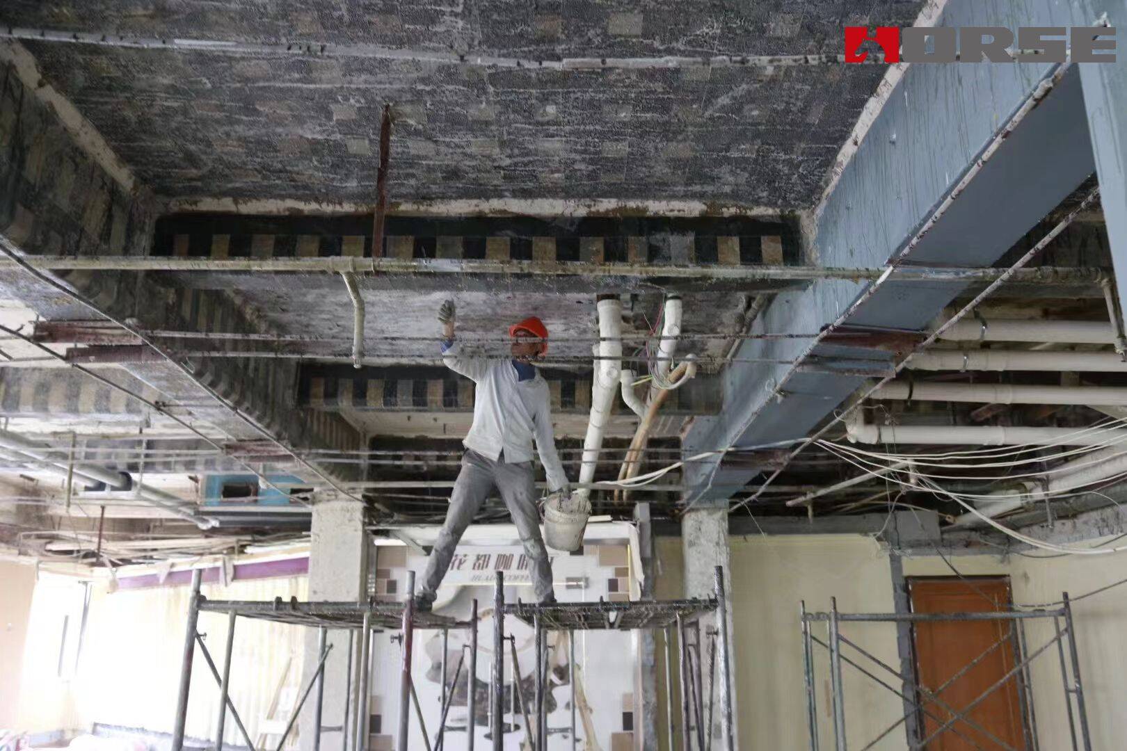 Penguatan dan Renovasi Hotel Wugong dengan Serat Karbon