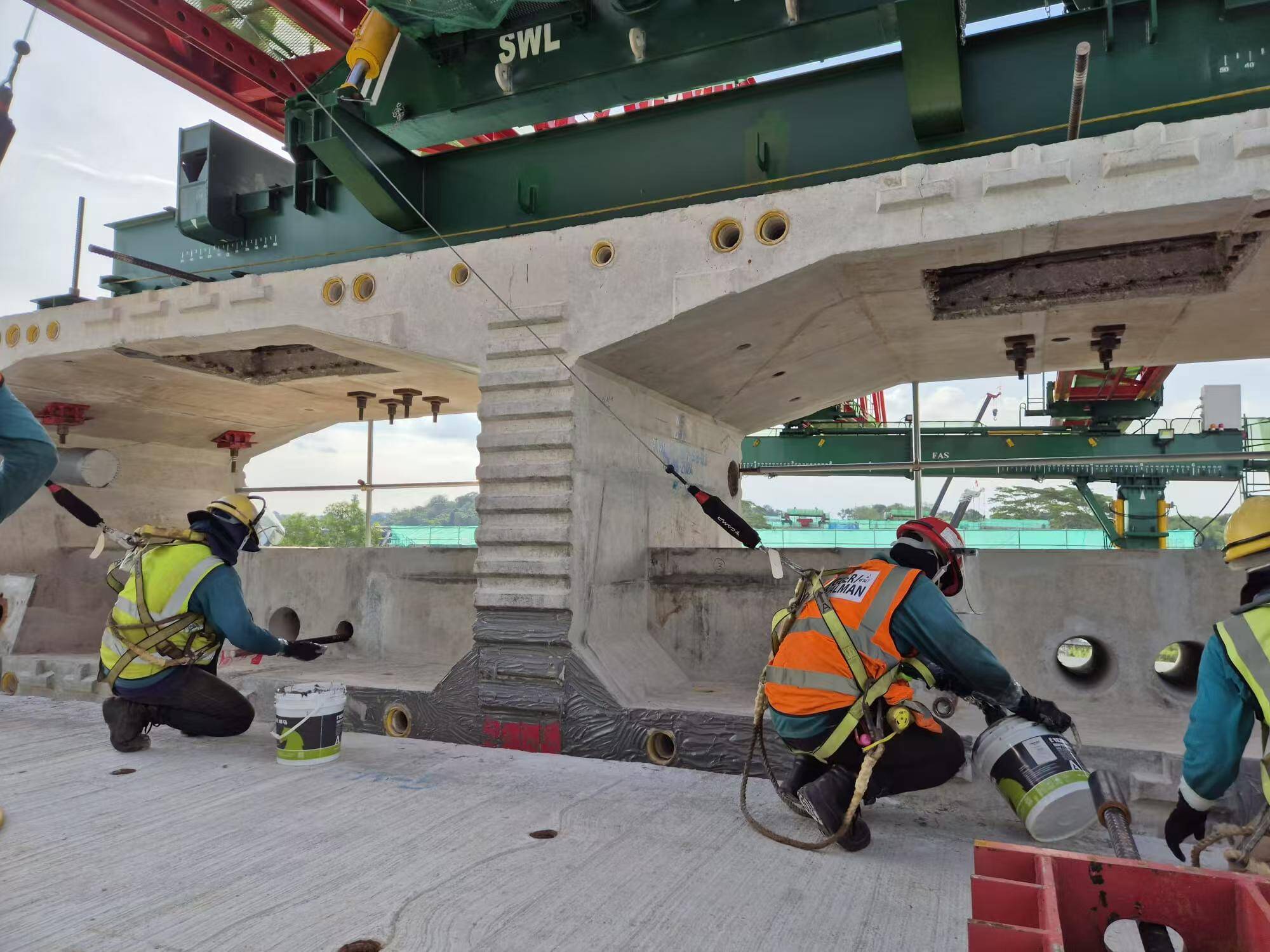 Perekat Segmental Jembatan untuk Girder Kotak yang Baru Dibangun