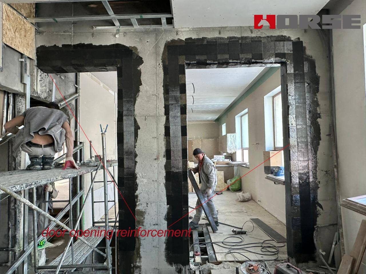 Kasus Renovasi Pabrik Lama Menjadi Gedung Perkantoran dengan Serat Karbon