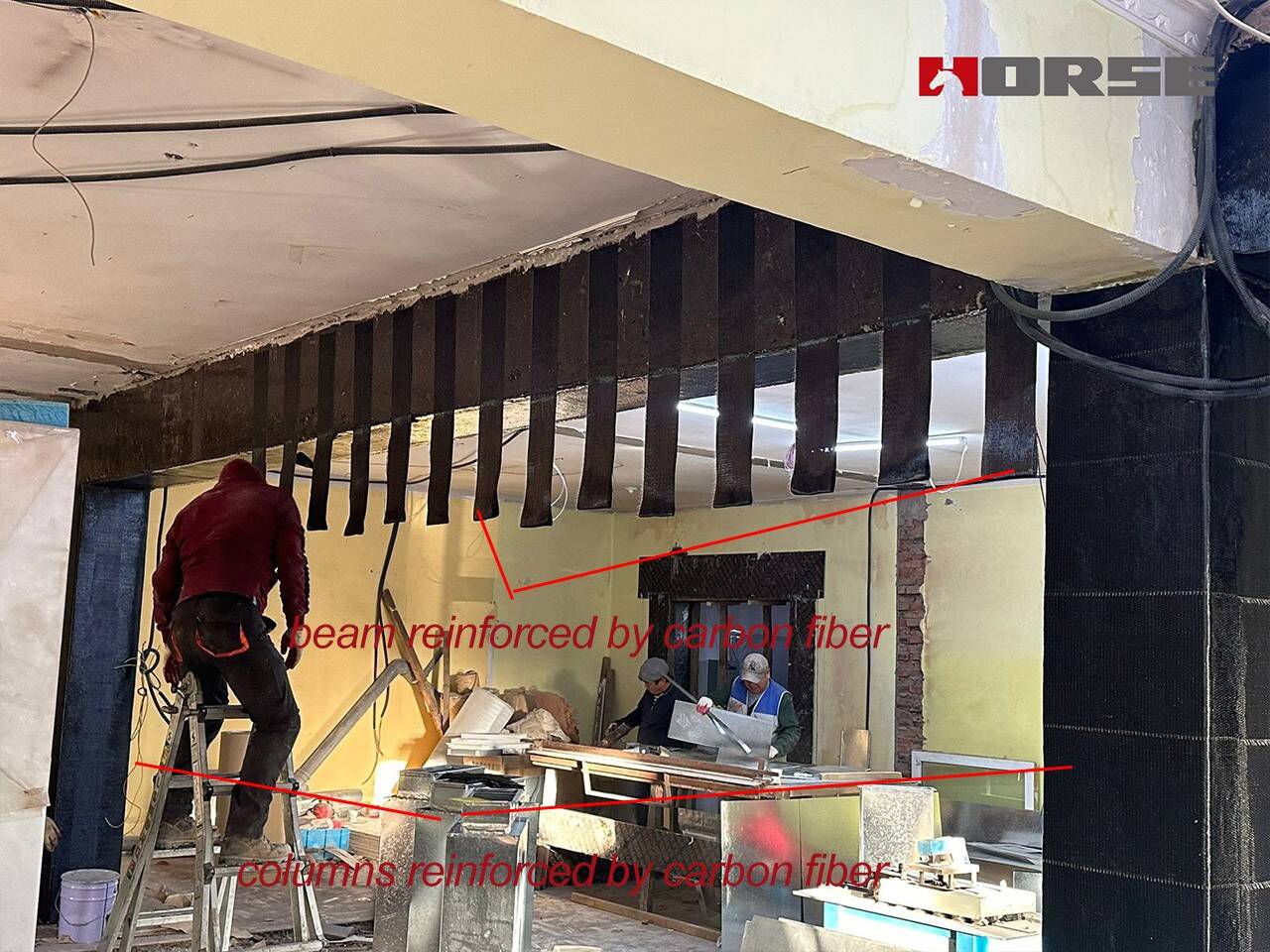 Kasus Renovasi Pabrik Lama Menjadi Gedung Perkantoran dengan Serat Karbon