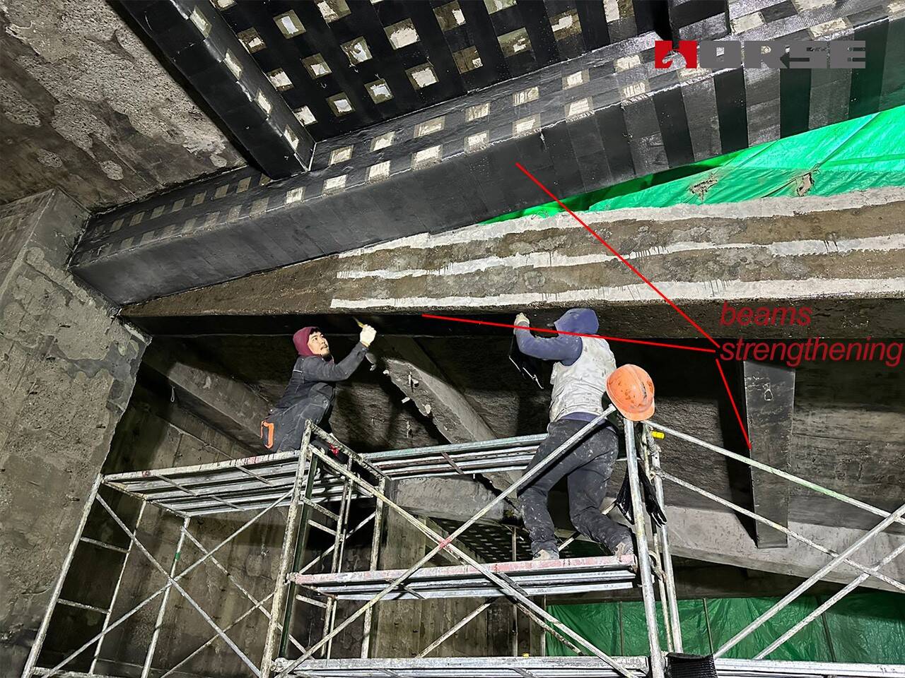 Kasus Renovasi Pabrik Lama Menjadi Gedung Perkantoran dengan Serat Karbon