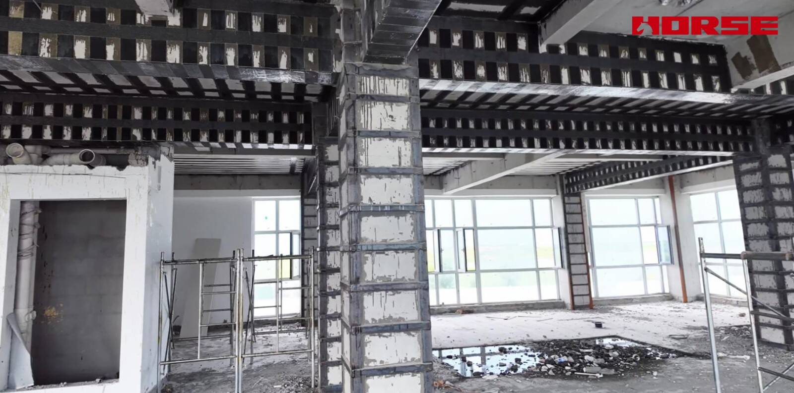 Perkuatan Struktural untuk Konversi Komersial ke Fasilitas Lansia -- Carbon Fiber & Steel Jacketing Perkuatan Struktural untuk Konversi Komersial ke Fasilitas Lansia -- Carbon Fiber & Steel Jacketing