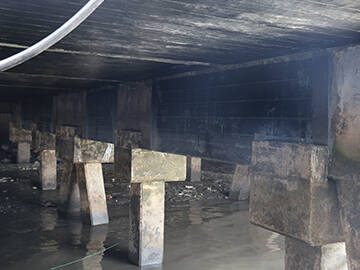 Lembar CFRP diperkuat Zhoushan dermaga